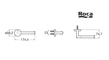 MEDIDAS PORTARROLLOS SIN TAPA HOTELS ROUND ROCA